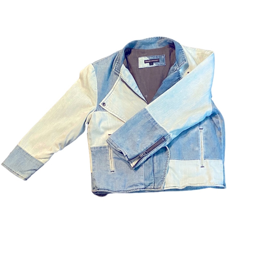 Citizens of Humanity vagabond denim moto jacket.